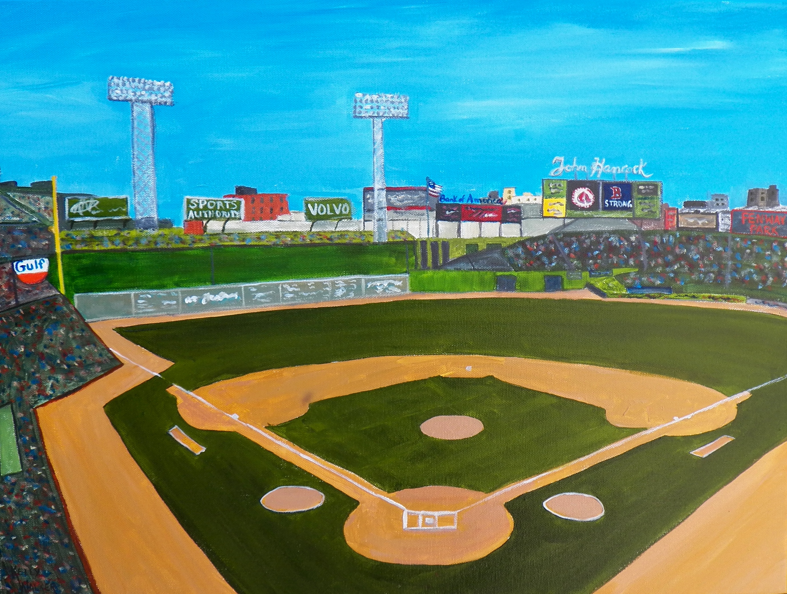 Baseball Field Sketch at PaintingValley.com | Explore collection of ...