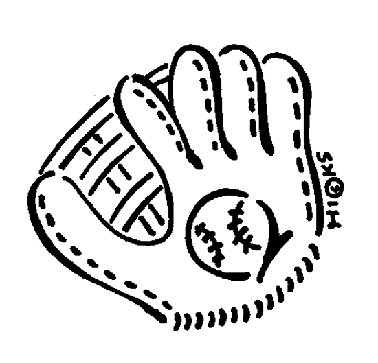 550x529 Baseball Clipart Baseball Glove - Baseball Glove Sketch