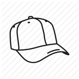 256x256 Collection Of Free Drawing Hats Sketch. Download On Ubisafe - Baseball Hat Sketch