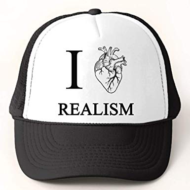 385x385 I Love Realism Real Heart Sketch Baseball Cap Trucker Hat - Baseball Hat Sketch