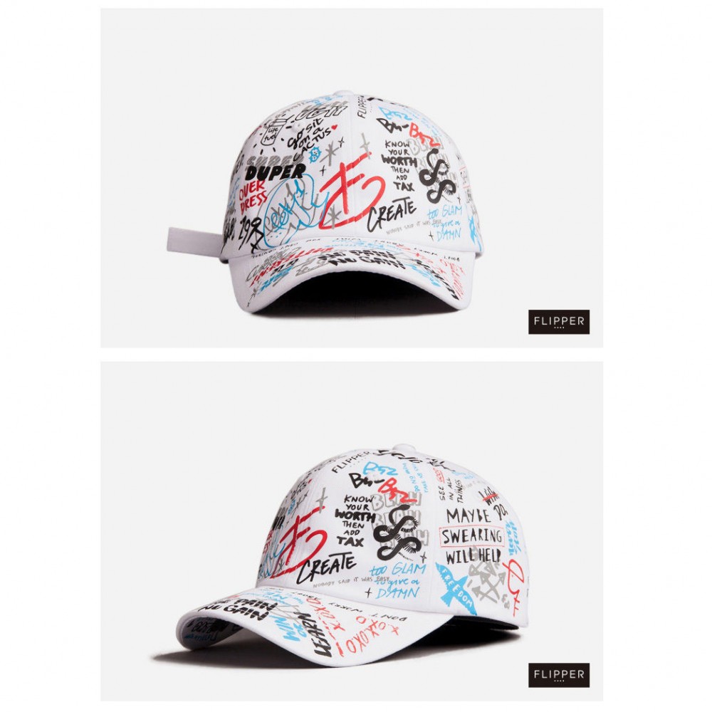 1000x1000 Unisex Mens Womens Flipper Sketch Graffiti Baseball Cap Adjustable - Baseball Hat Sketch