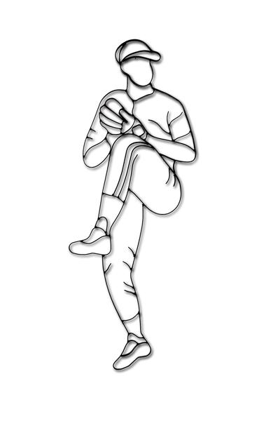 400x600 Baseball Pitcher Metal Wall Decor All Metal Art Shop - Baseball Pitcher Sketch