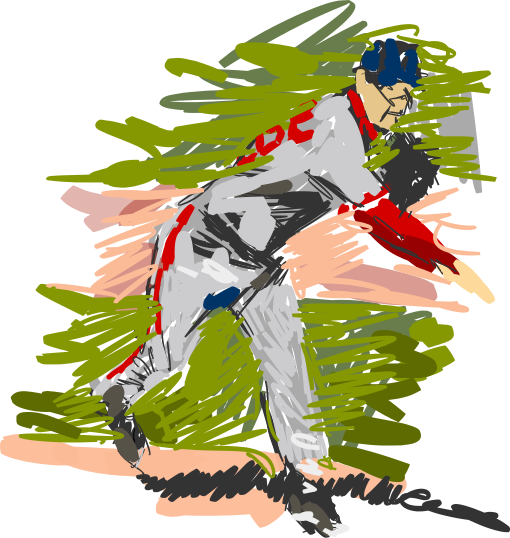 Baseball Pitcher Sketch at Explore collection of