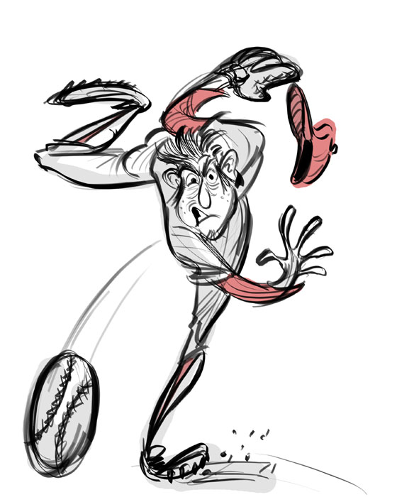 560x700 The Art Of Dave Pimentel Baseball Player - Baseball Player Sketch