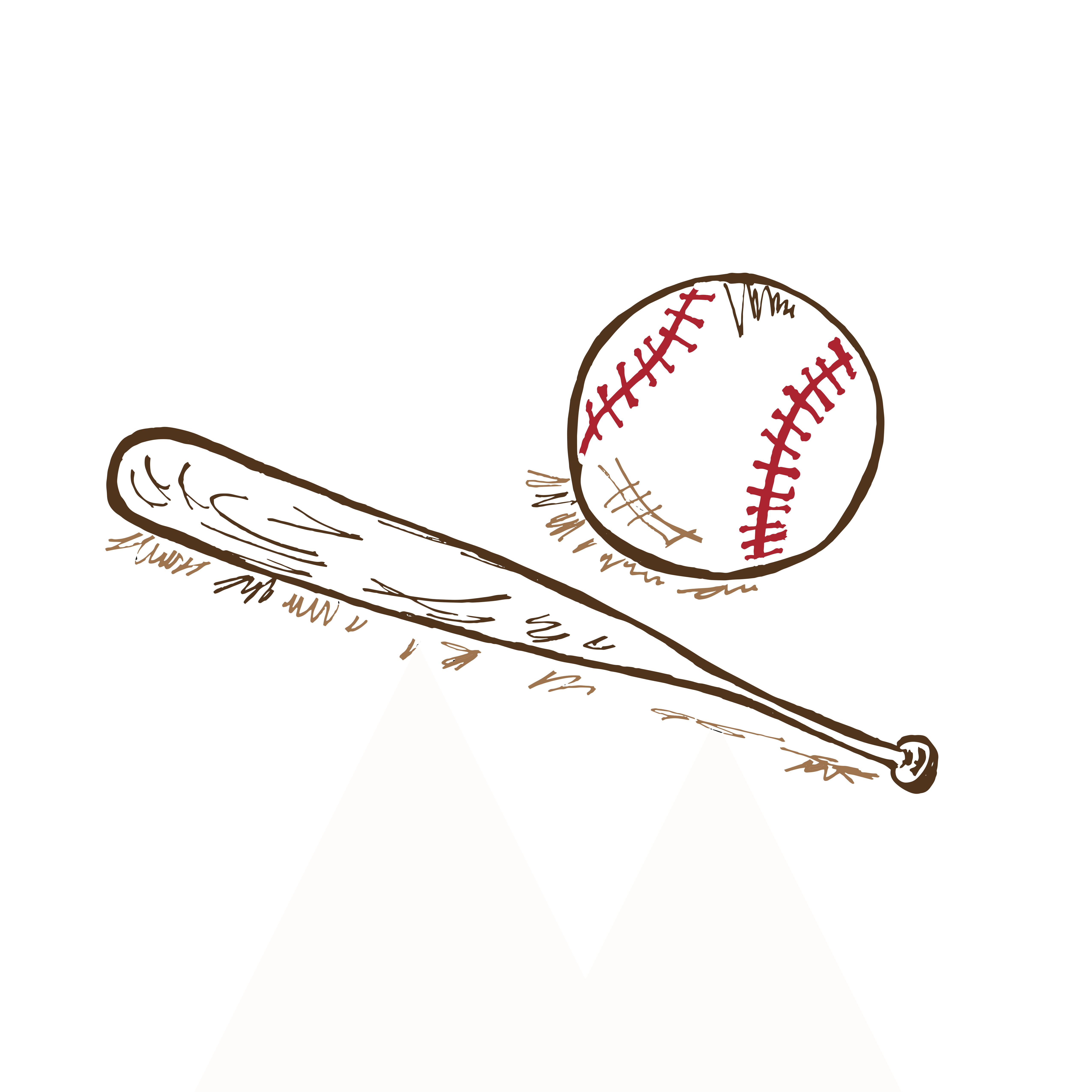 5100x5100 Sd 9 Baseball Sketch - Baseball Sketch