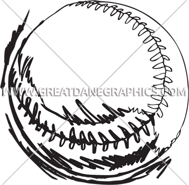 385x376 Baseball Sketch Production Ready Artwork For T Shirt Printing - Baseball Sketch