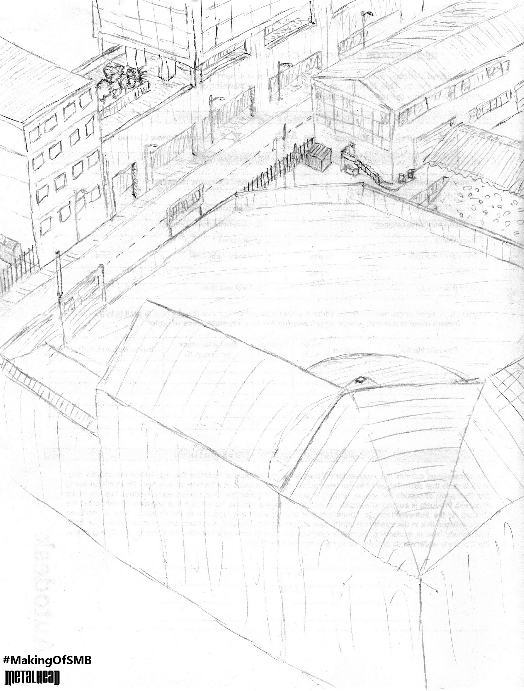 1664x2196 City Stadium Sketch (Now Apple Field) Super Mega Baseball - Baseball Stadium Sketch