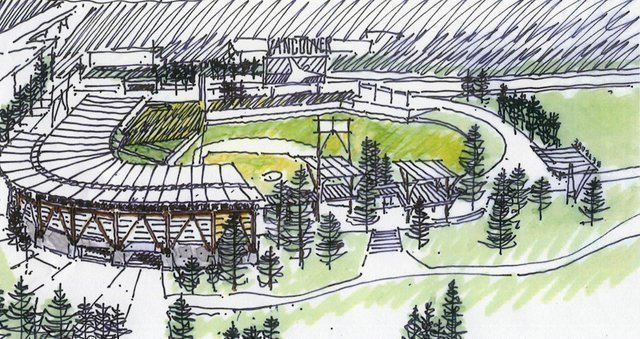 640x339 Single A Yakima Bears Baseball Team Could Land In Vancouver By - Baseball Stadium Sketch
