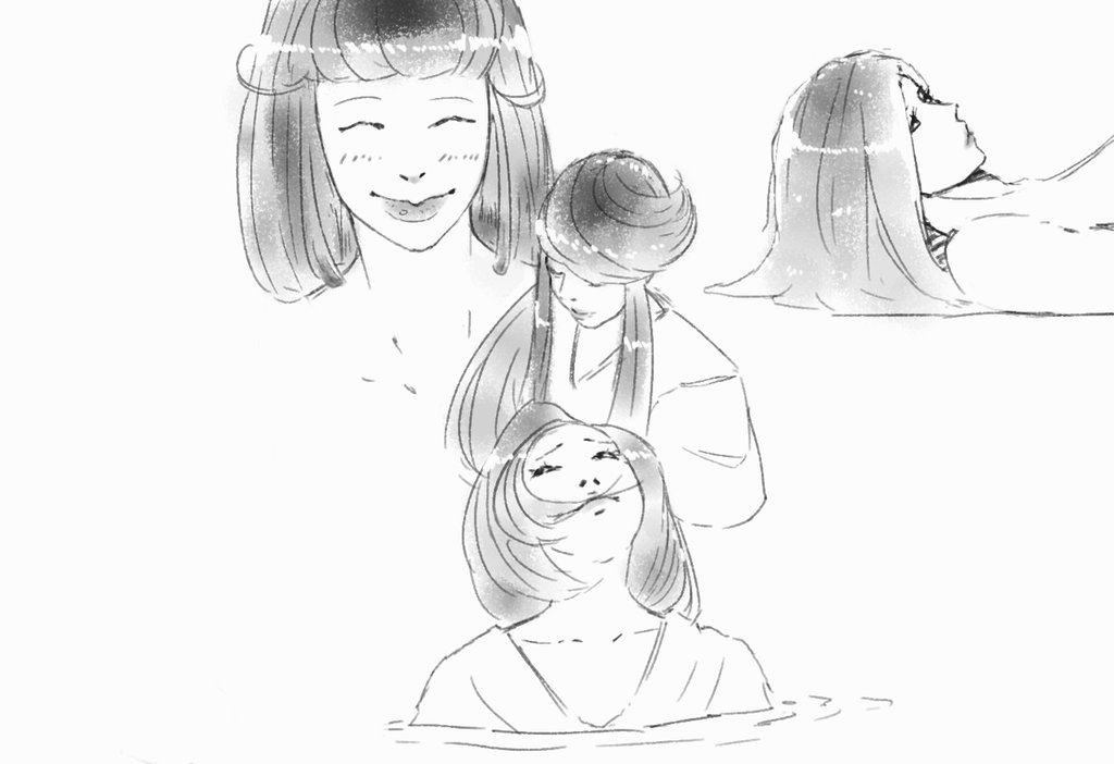 1024x702 Basic Anime Girls By Ace5059 - Basic Anime Sketch