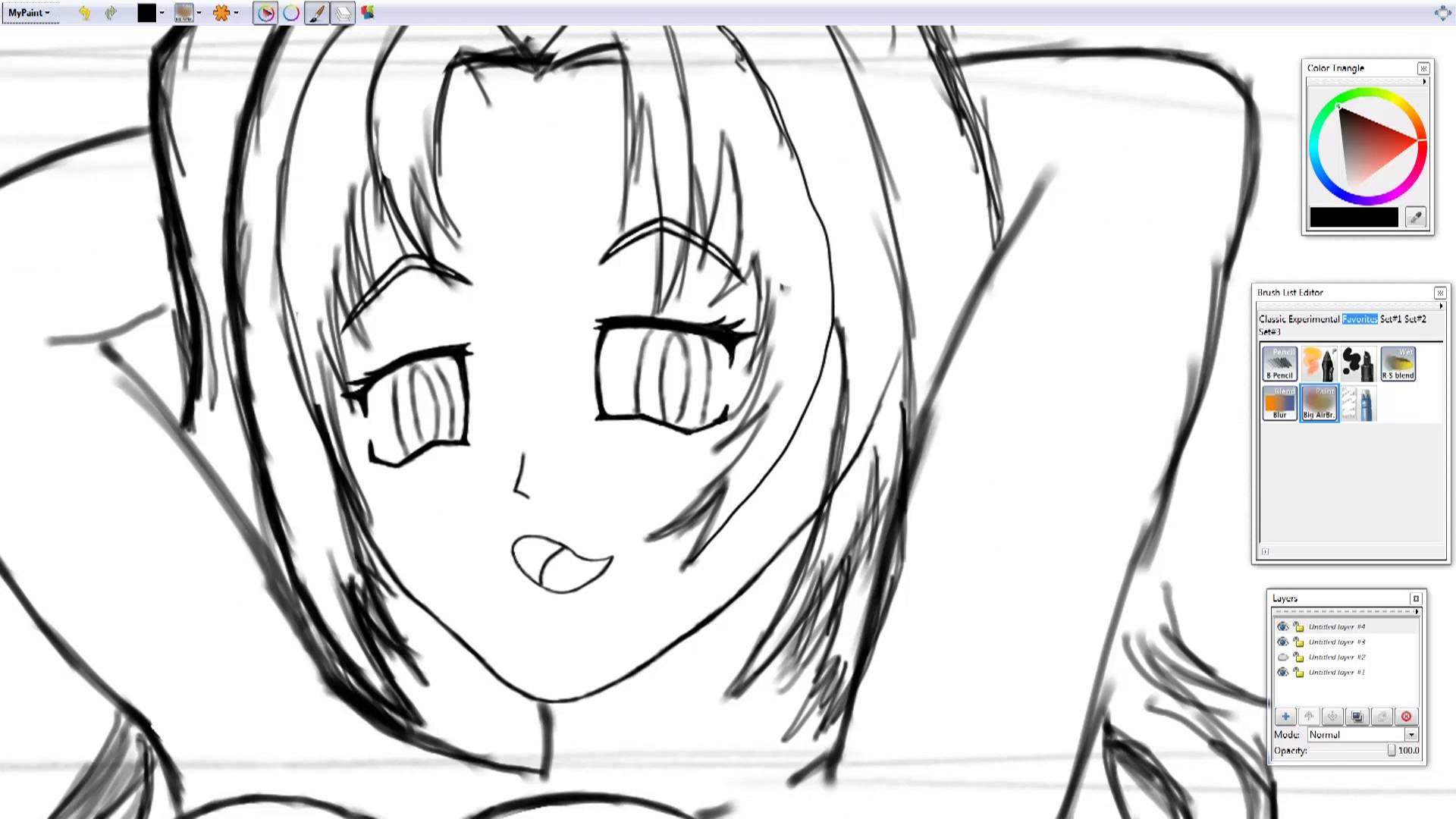 1920x1080 Drawing Anime Manga Part 1 The Sketch, The Basic Black Outline - Basic Anime Sketch