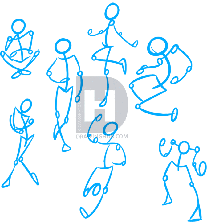 672x720 How To Draw Anime Bodies, Draw Anime Body Figures, Step By Step - Basic Body Sketch