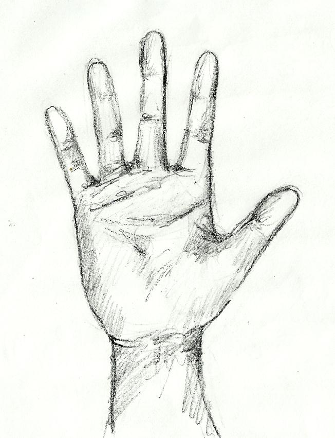652x851 Tutorial Sketching Human Hand Artist Dreamer - Basic Human Sketch