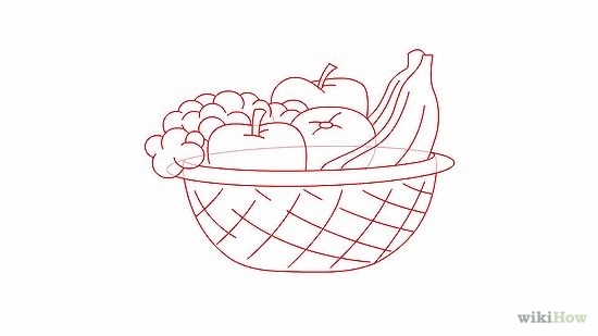 550x309 Drawn Basket Sketch 3 - Basket Sketch