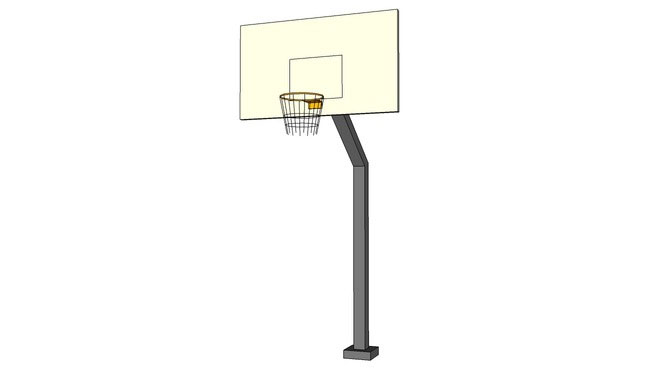 654x368 Basketball Model Design In Sketchup Free 3d Basketball Download - Basketball Goal Sketch