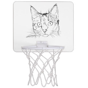 307x307 Sketch Mini Basketball Hoops Zazzle - Basketball Hoop Sketch
