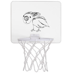 307x307 Sketched Mini Basketball Hoops Zazzle - Basketball Hoop Sketch