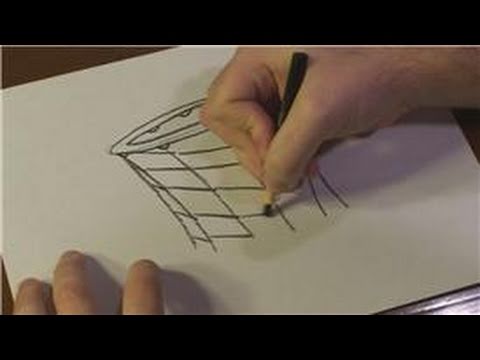 480x360 Drawing Lessons How To Draw A Basketball Net - Basketball Net Sketch