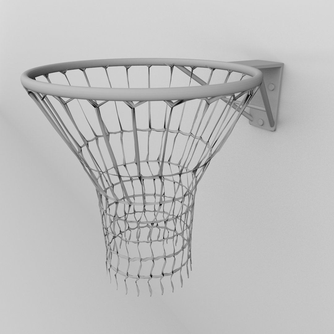 1080x1080 Basketball Hoop 3d Model In Sports Equipment 3dexport - Basketball Net Sketch
