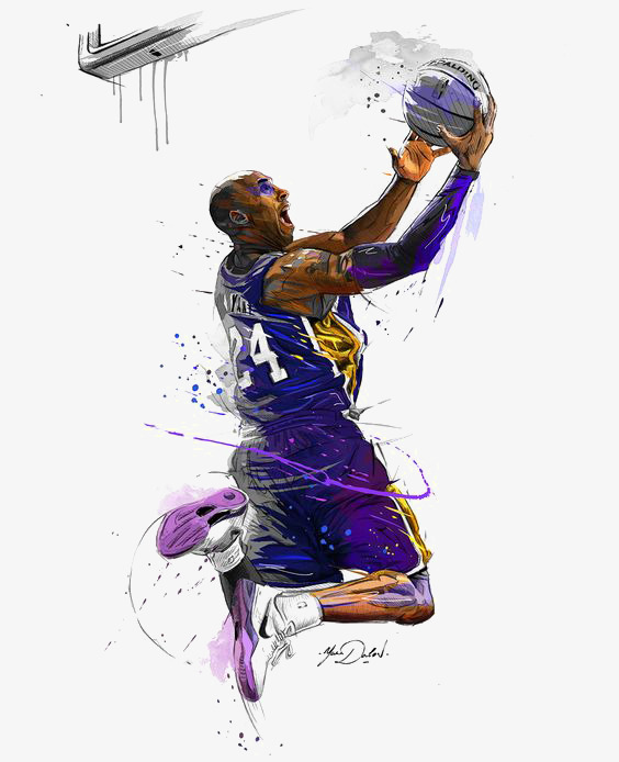 564x694 Drawing Basketball Players, Basketball Clipart, Basketball, Dunk - Basketball Player Sketch