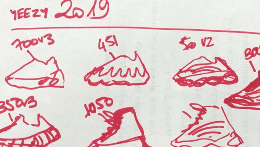 912x516 Kanye West Releases Early Sketches Of Yeezy Basketball Shoe - Basketball Shoes Sketch