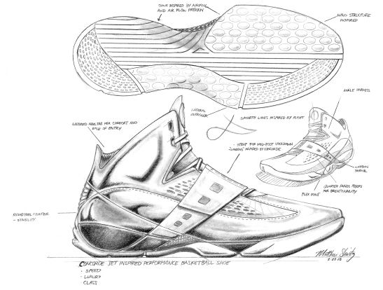 547x414 Basketball Shoe Design Sneakers Designer Shoes - Basketball Shoes Sketch