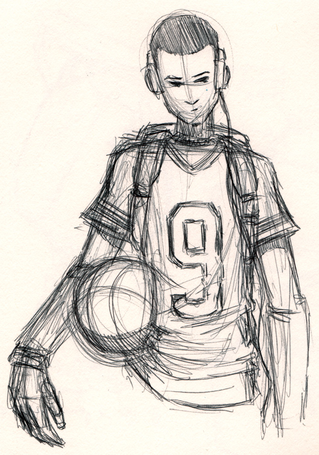 625x893 Commute Sketch Basketball Guy - Basketball Sketch Images