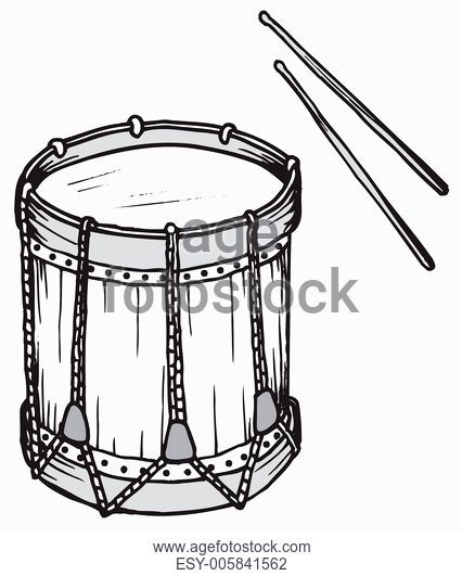 Bass Drum Sketch At Paintingvalley Com Explore Collection Of