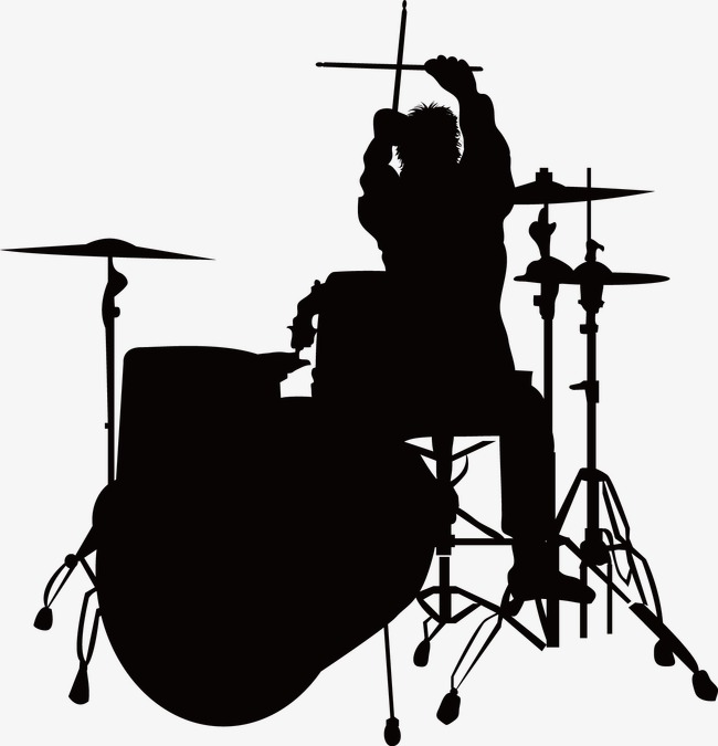 650x675 Drummer, Music Silhouette Figures, Sketch, Character Png And - Bass Drum Sketch