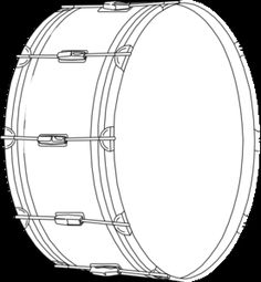 Bass Drum Sketch at PaintingValley.com | Explore collection of Bass ...