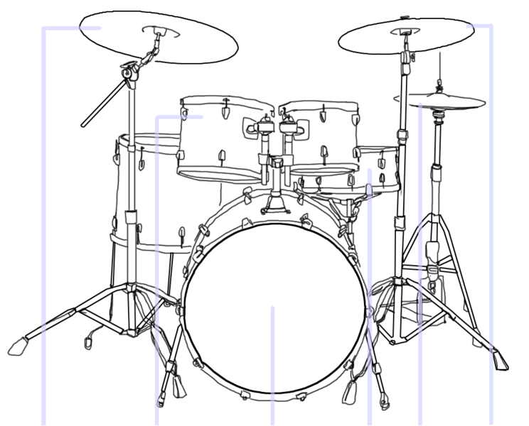 744x600 Filedrum Kit Illustration Template.png - Bass Drum Sketch