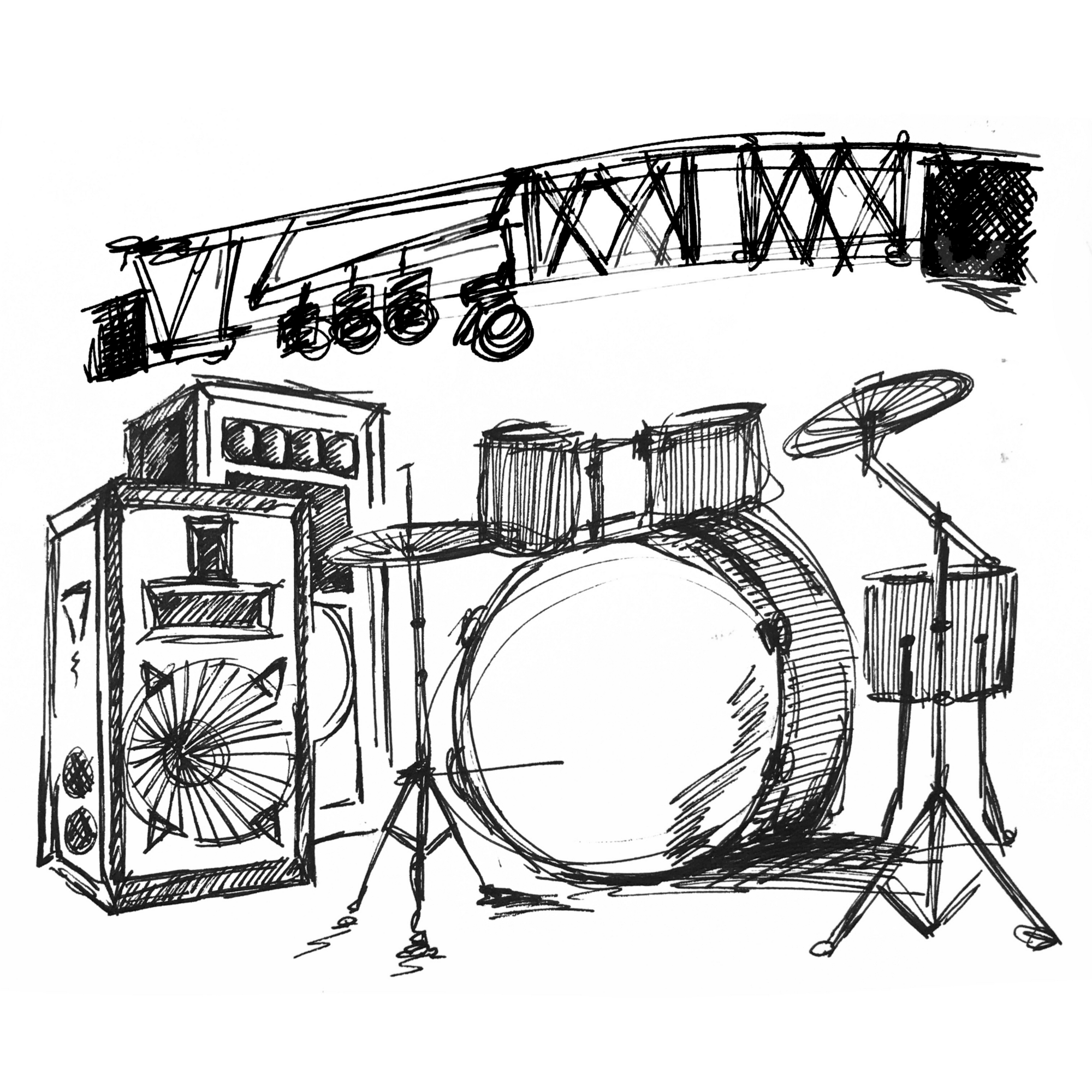 2000x2000 Cab Offers More Expansive Array Of Artists Than Ever For Campc Concert - Bass Drum Sketch