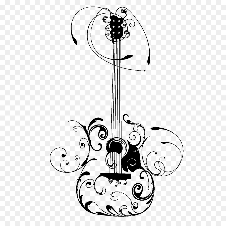 900x900 Download Electric Guitar Drawing Art Sketch Drawing - Bass Guitar Sketch