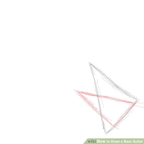 560x560 How To Draw A Bass Guitar 8 Steps (With Pictures) - Bass Guitar Sketch