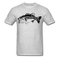 190x190 Twig N Timber Outdoors Apparel Big Bass Sketch Graphic Tee - Bass Sketch
