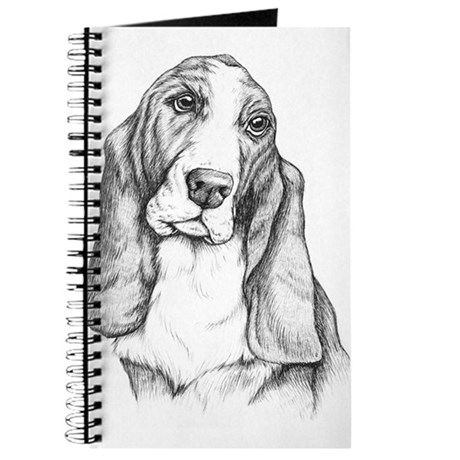 460x460 Basset Hound Notebooks - Basset Hound Sketch