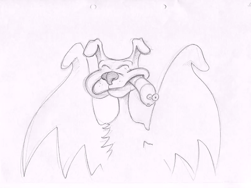 800x600 Bat Sketch By Katarzyna - Bat Sketch