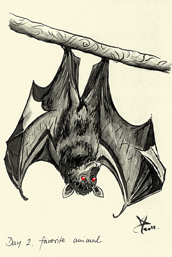 Bat Sketch Drawing at PaintingValley.com | Explore collection of Bat ...