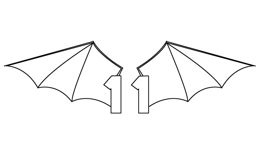900x579 Bat Wings By Phantom Wolf42 - Bat Wing Sketch