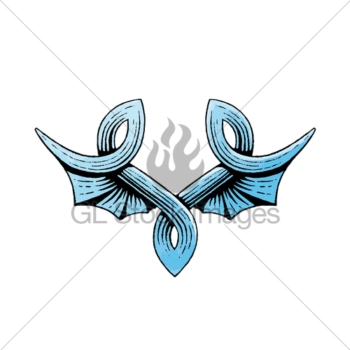 500x500 Ink And Watercolor Sketch Of Bat Wings Gl Stock Images - Bat Wing Sketch