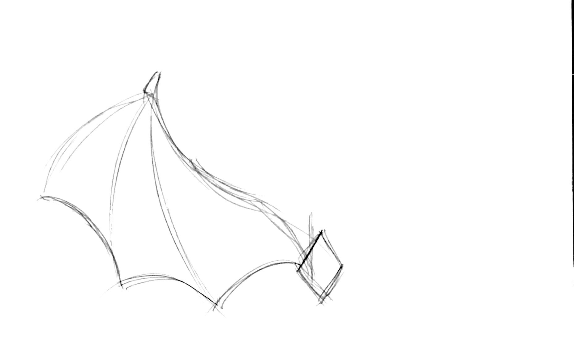 1856x1120 Artstation - Bat Wing Sketch