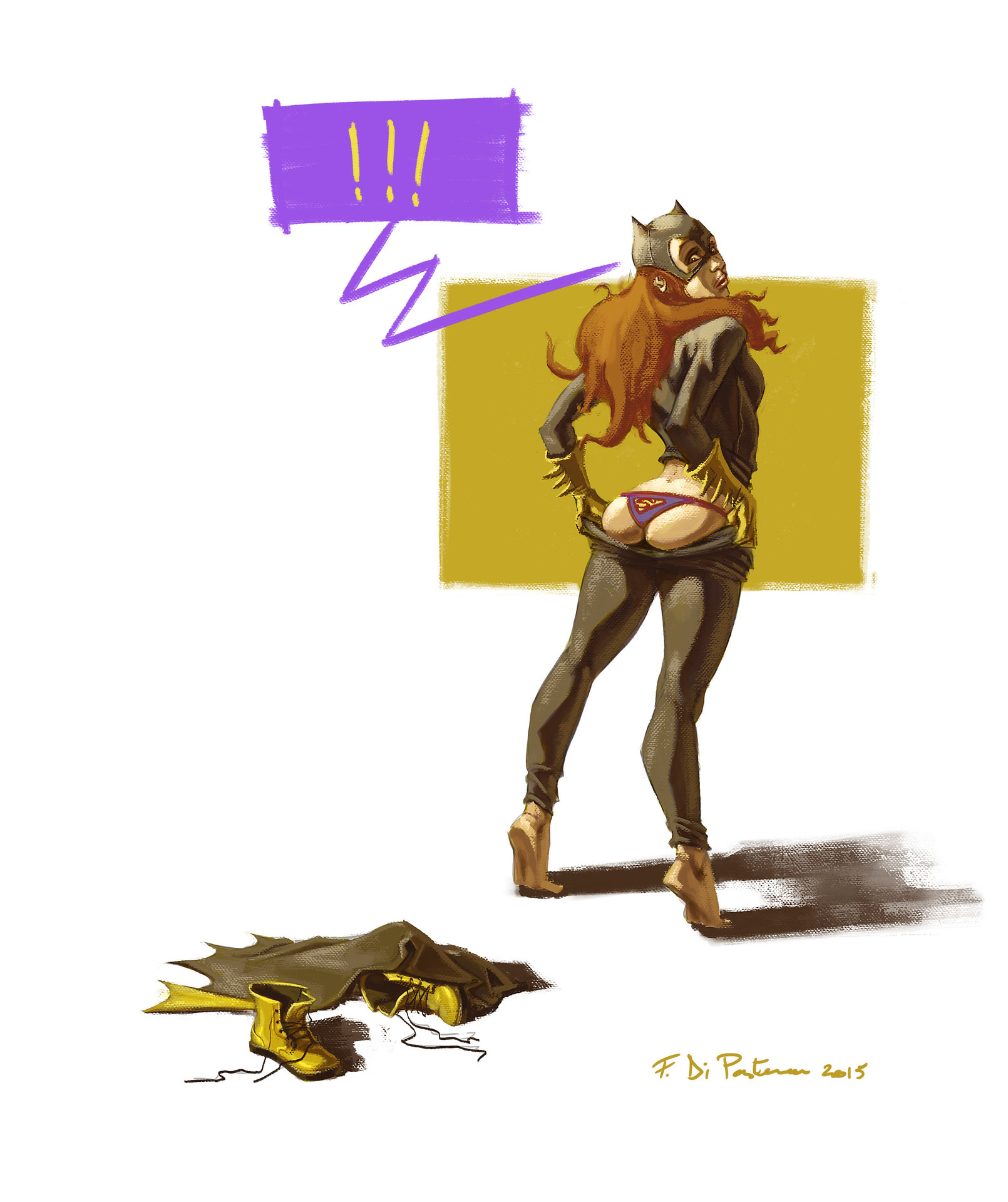 1610x1920 Artstation - Batgirl Sketch