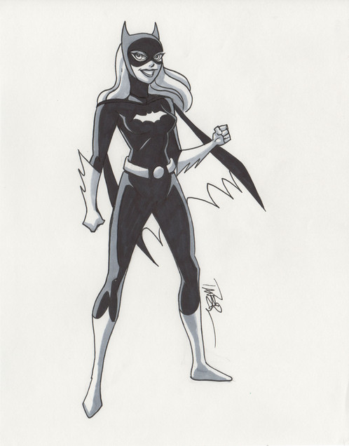 498x636 Batgirl Sketch - Batgirl Sketch