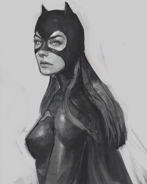 500x627 How To Draw Batgirl Comics - Batgirl Sketch