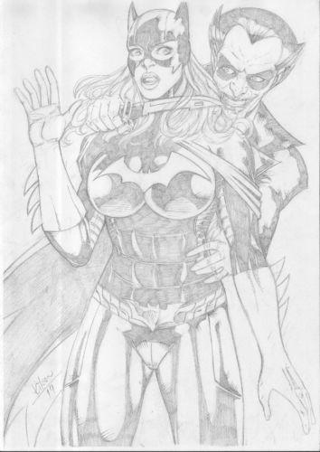 354x500 Batgirl Art Ebay - Batgirl Sketch