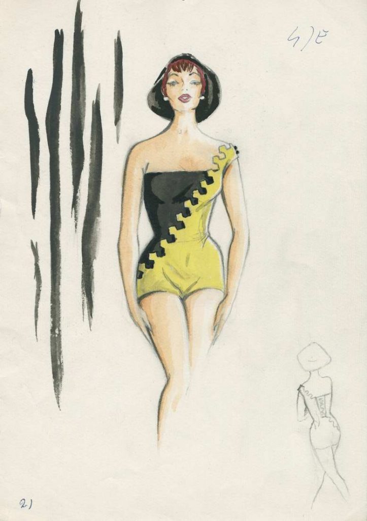 Bathing Suit Sketches at PaintingValley.com | Explore collection of ...