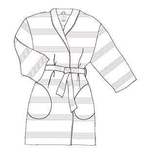 Bathrobe Sketch at PaintingValley.com | Explore collection of Bathrobe ...