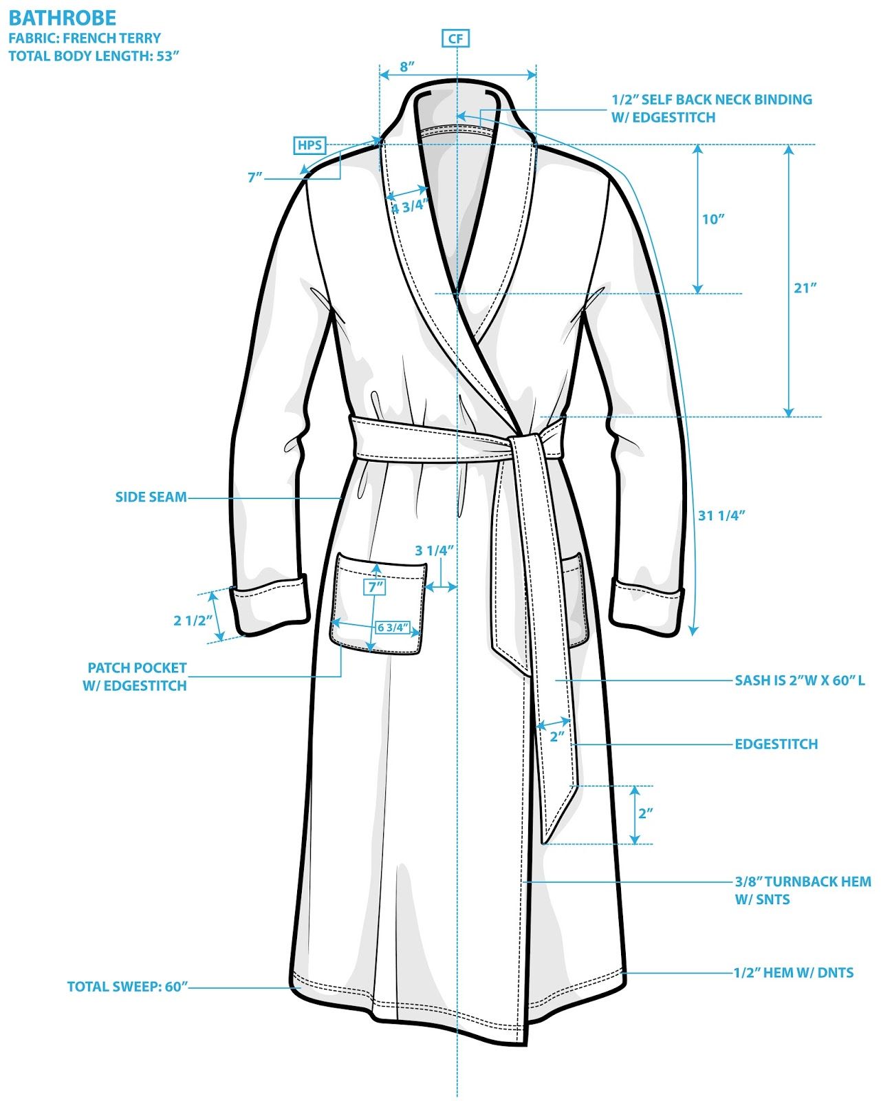 1281x1600 The Spinsterhood Diaries Tee Shirt Week - Bathrobe Sketch