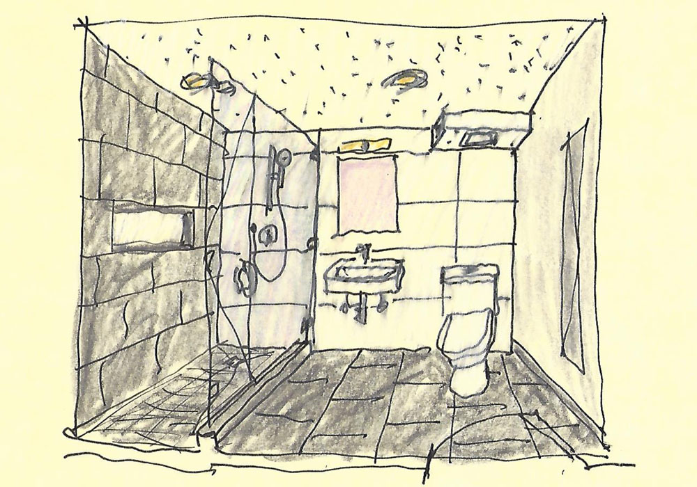 Bathroom Sketch