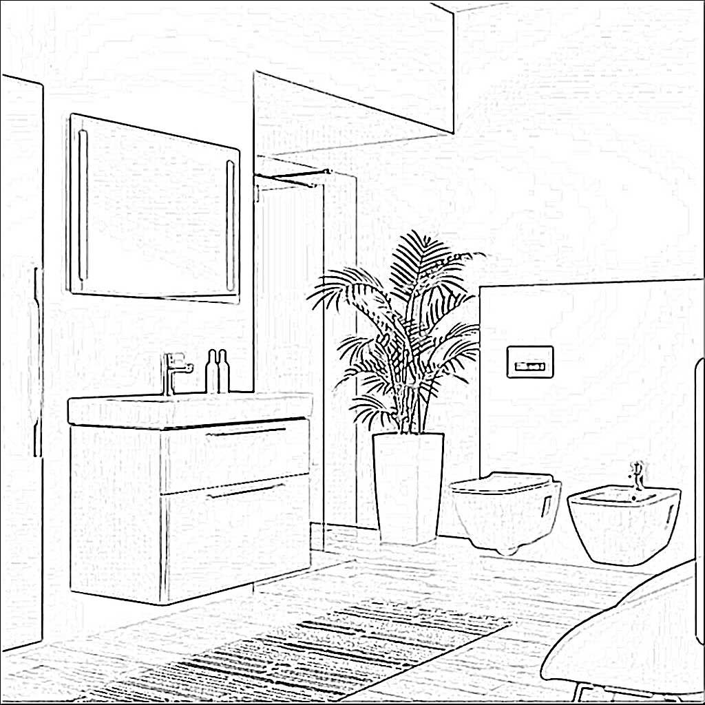 1024x1024 Enter The Geberit Bathroom Design Challenge - Bathroom Sketch