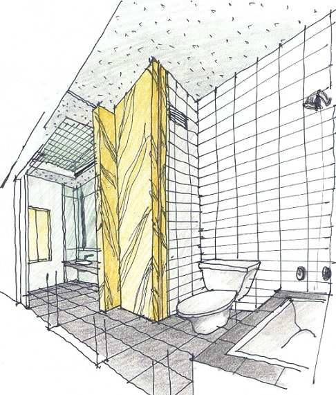 486x570 Bathroom Renovation Amp Design Mistakes To Avoid - Bathroom Sketch